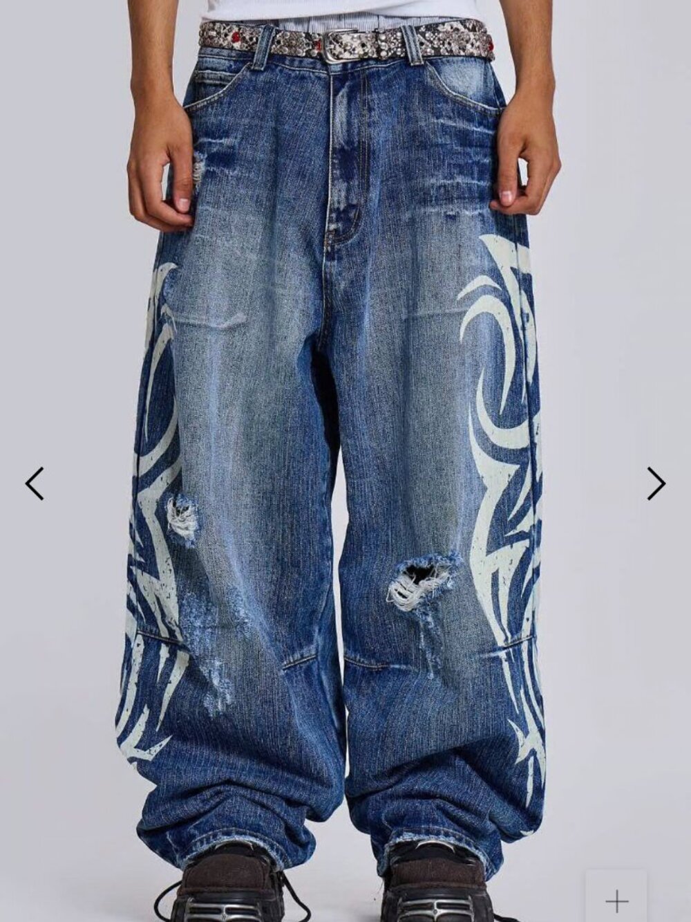 Jaded London - Light Wash Blade XL Colossus Jeans Size 28